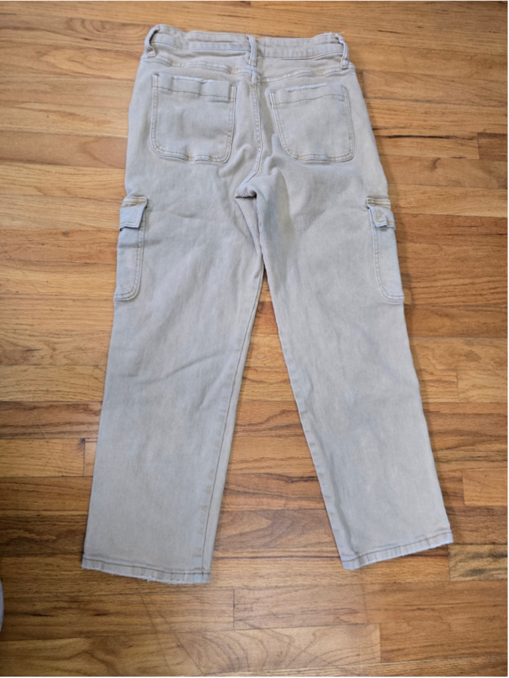 Women's Vervet Straight Leg Cargo Pants Size 29 Beige - Picture 4 of 6